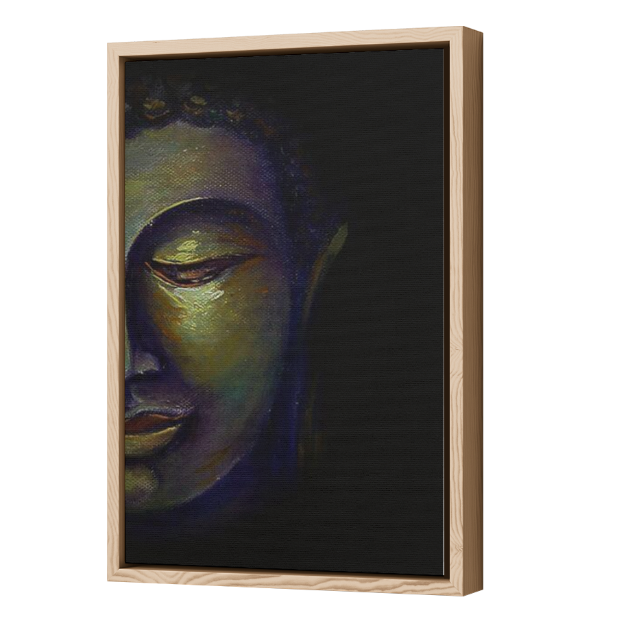 Thumbnail for Canvas - Wood Grain Floating Frame