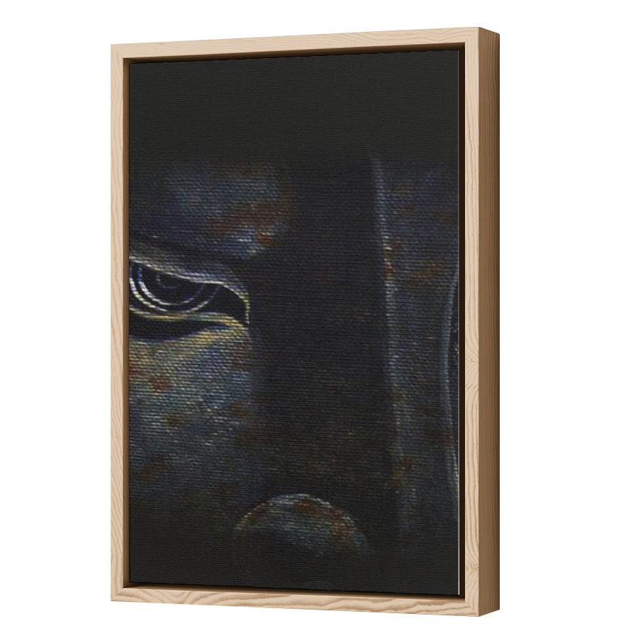 Thumbnail for Canvas - Wood Grain Floating Frame