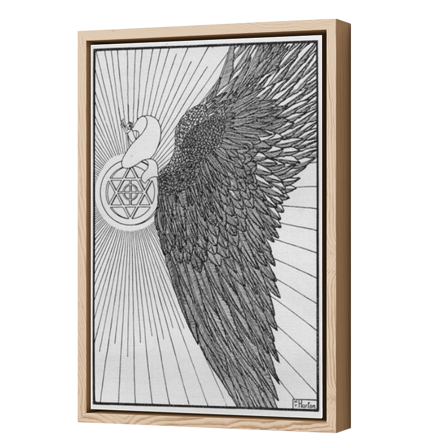 Thumbnail for Canvas - Wood Grain Floating Frame