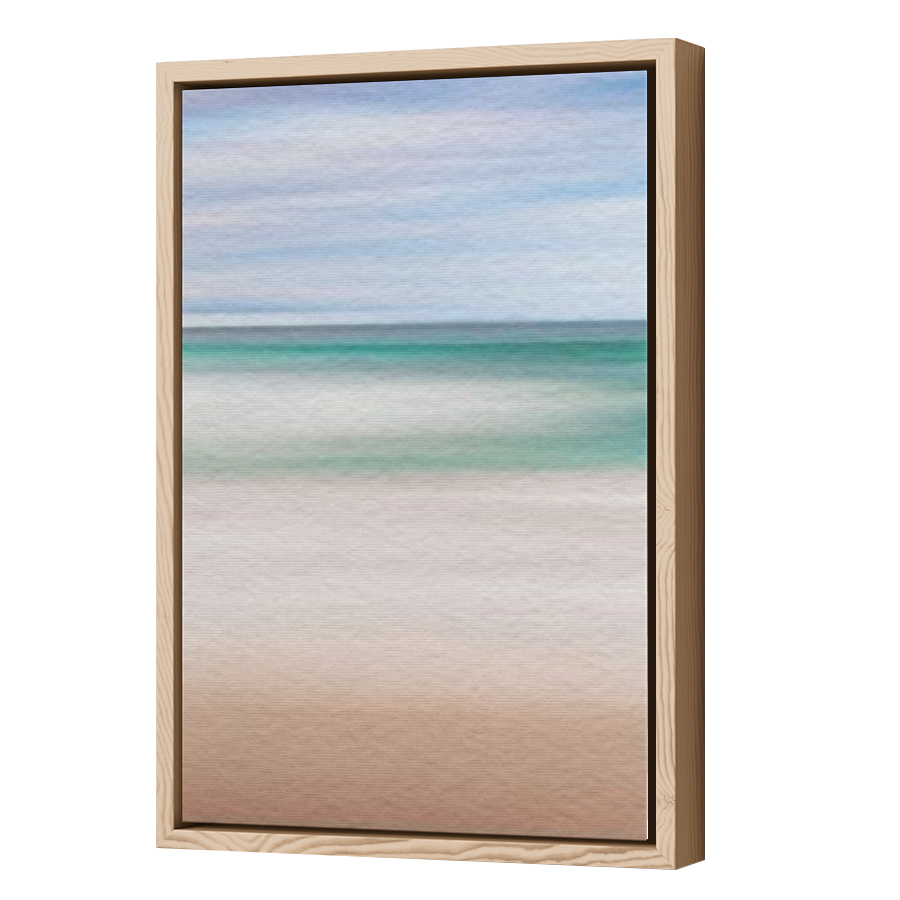 Thumbnail for Canvas - Wood Grain Floating Frame