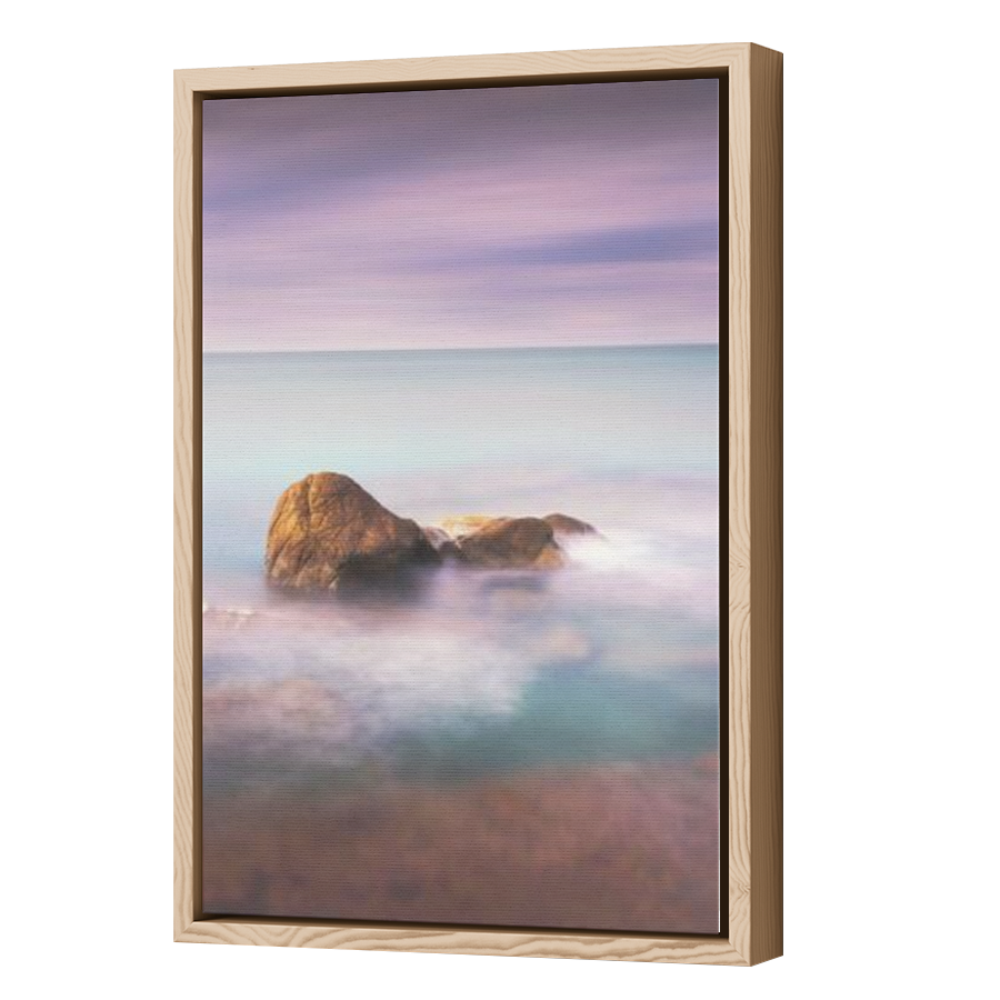 Thumbnail for Canvas - Wood Grain Floating Frame