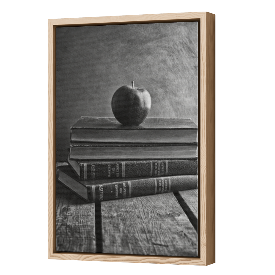 Thumbnail for Canvas - Wood Grain Floating Frame
