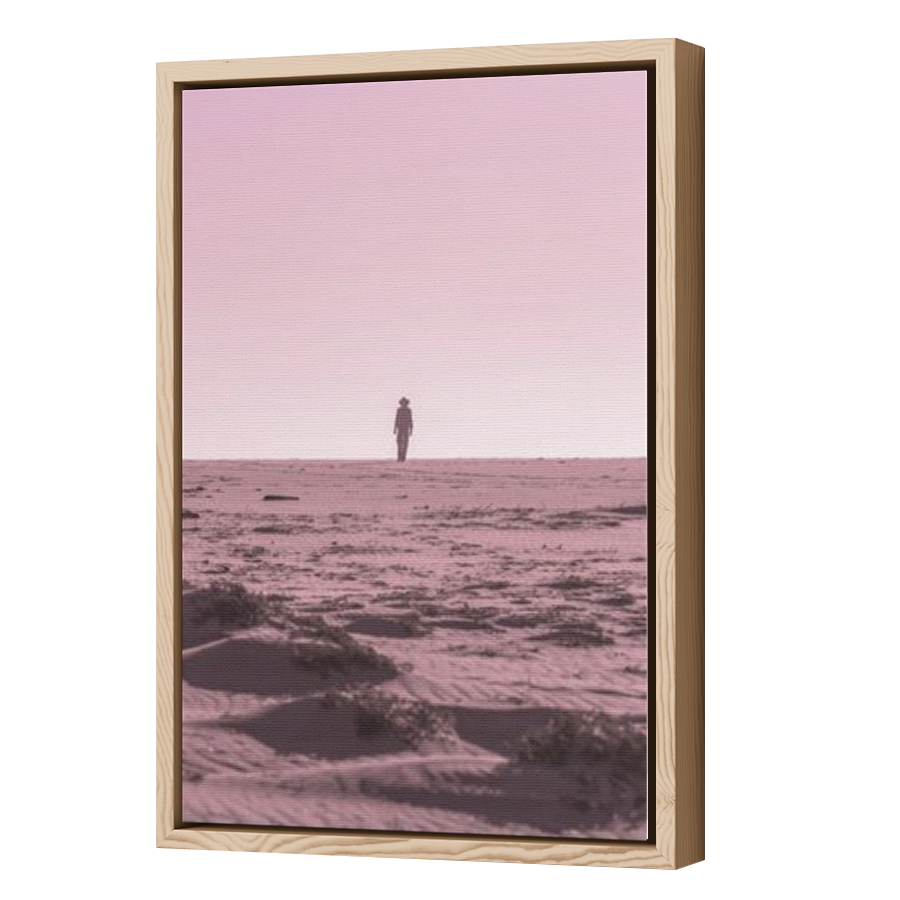 Thumbnail for Canvas - Wood Grain Floating Frame