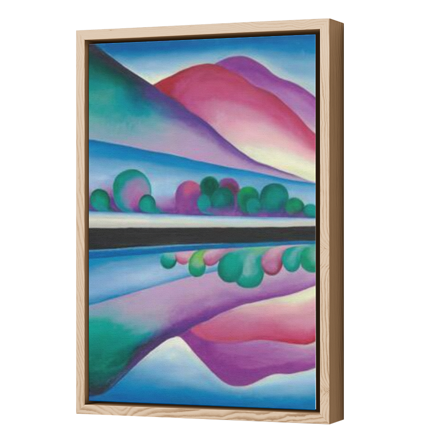 Thumbnail for Canvas - Wood Grain Floating Frame