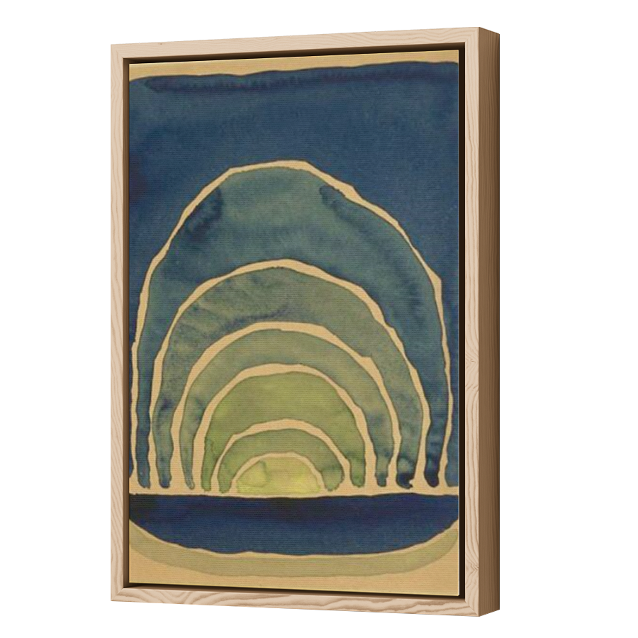 Thumbnail for Canvas - Wood Grain Floating Frame