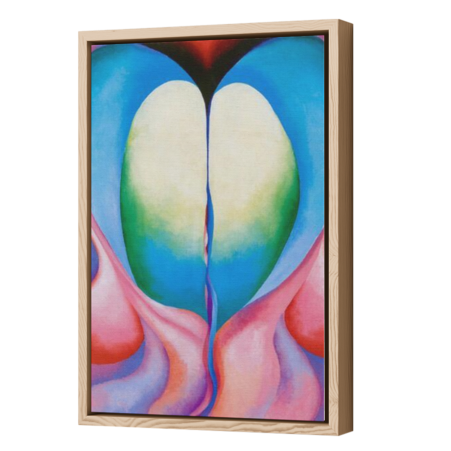 Thumbnail for Canvas - Wood Grain Floating Frame