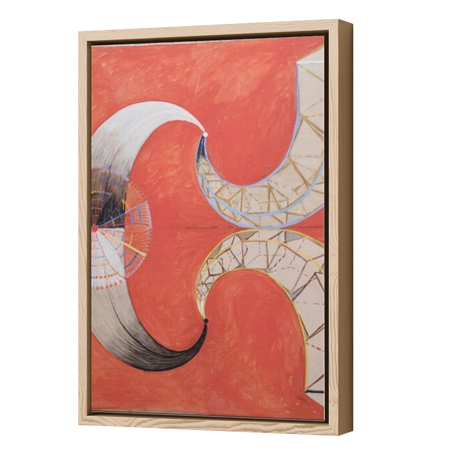 Thumbnail for Canvas - Wood Grain Floating Frame