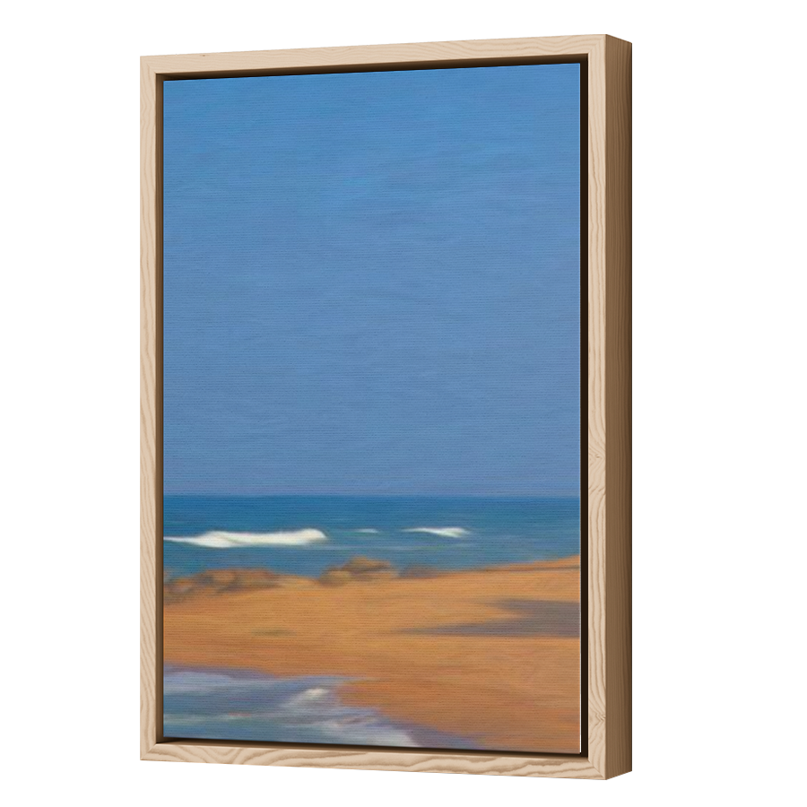 Thumbnail for Canvas - Wood Grain Floating Frame