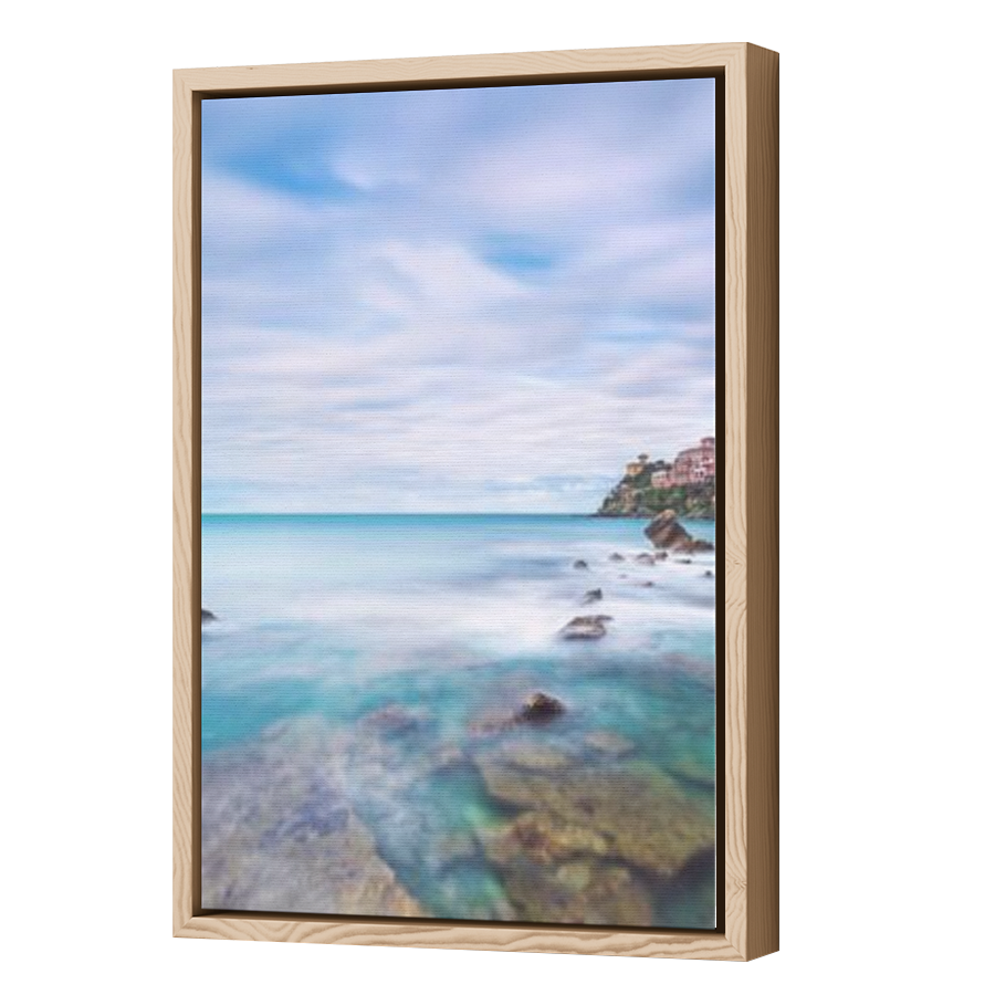 Thumbnail for Canvas - Wood Grain Floating Frame