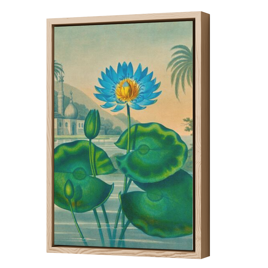 Thumbnail for Canvas - Wood Grain Floating Frame