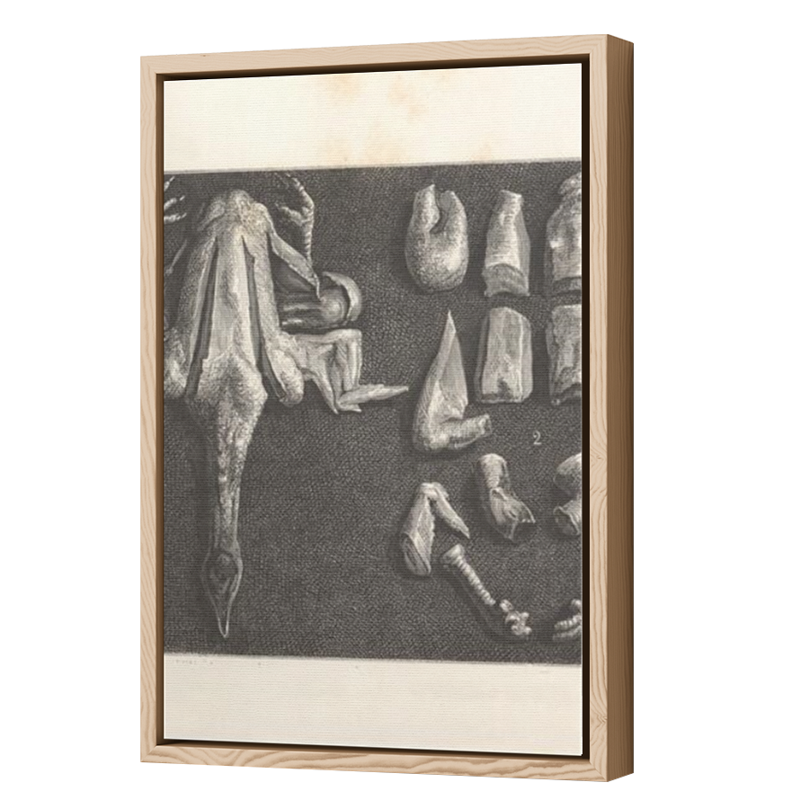 Thumbnail for Canvas - Wood Grain Floating Frame