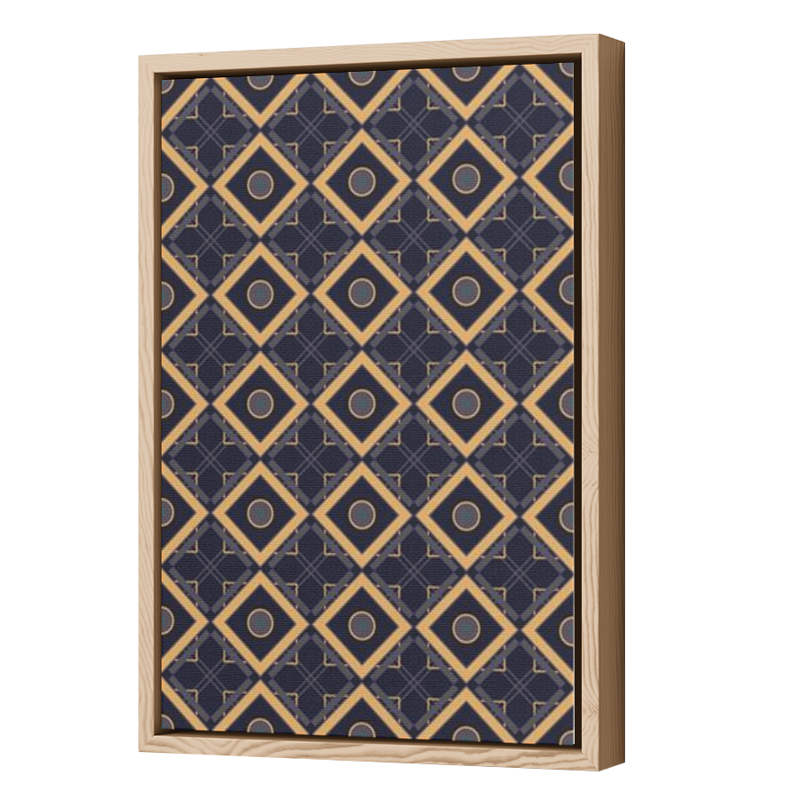 Thumbnail for Canvas - Wood Grain Floating Frame