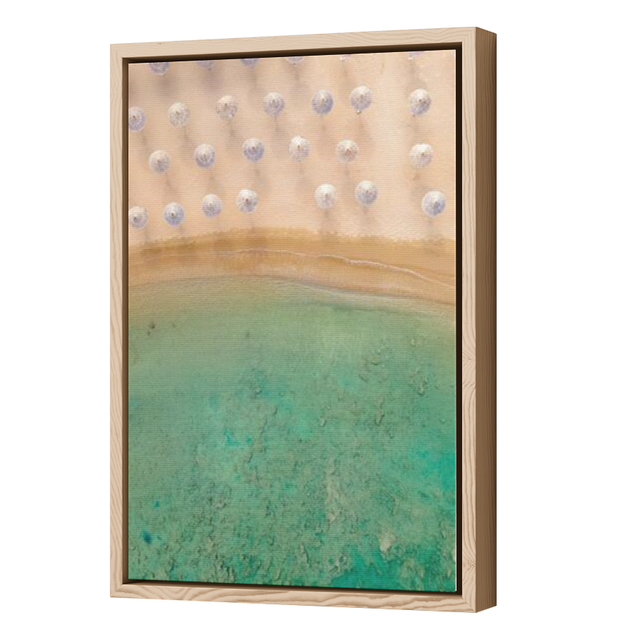 Thumbnail for Canvas - Wood Grain Floating Frame