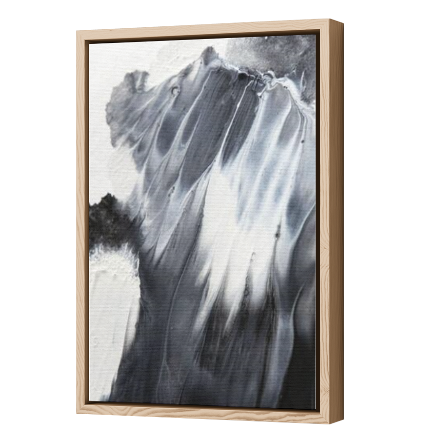 Thumbnail for Canvas - Wood Grain Floating Frame