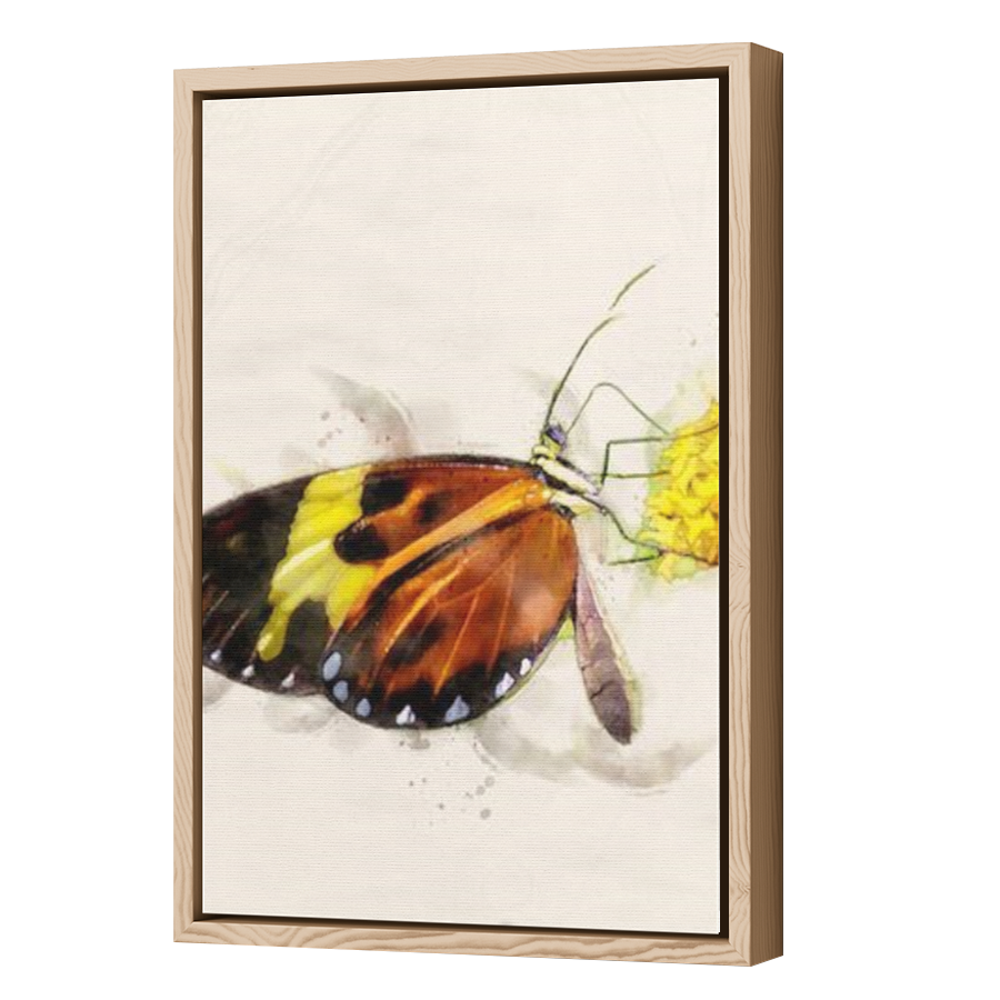 Thumbnail for Canvas - Wood Grain Floating Frame