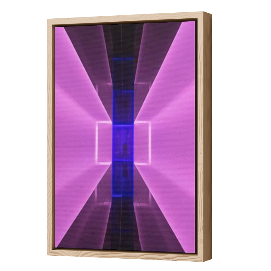 Thumbnail for Canvas - Wood Grain Floating Frame