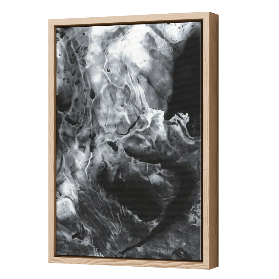 Thumbnail for Canvas - Wood Grain Floating Frame