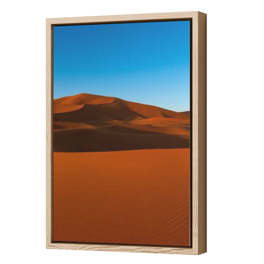 Thumbnail for Canvas - Wood Grain Floating Frame