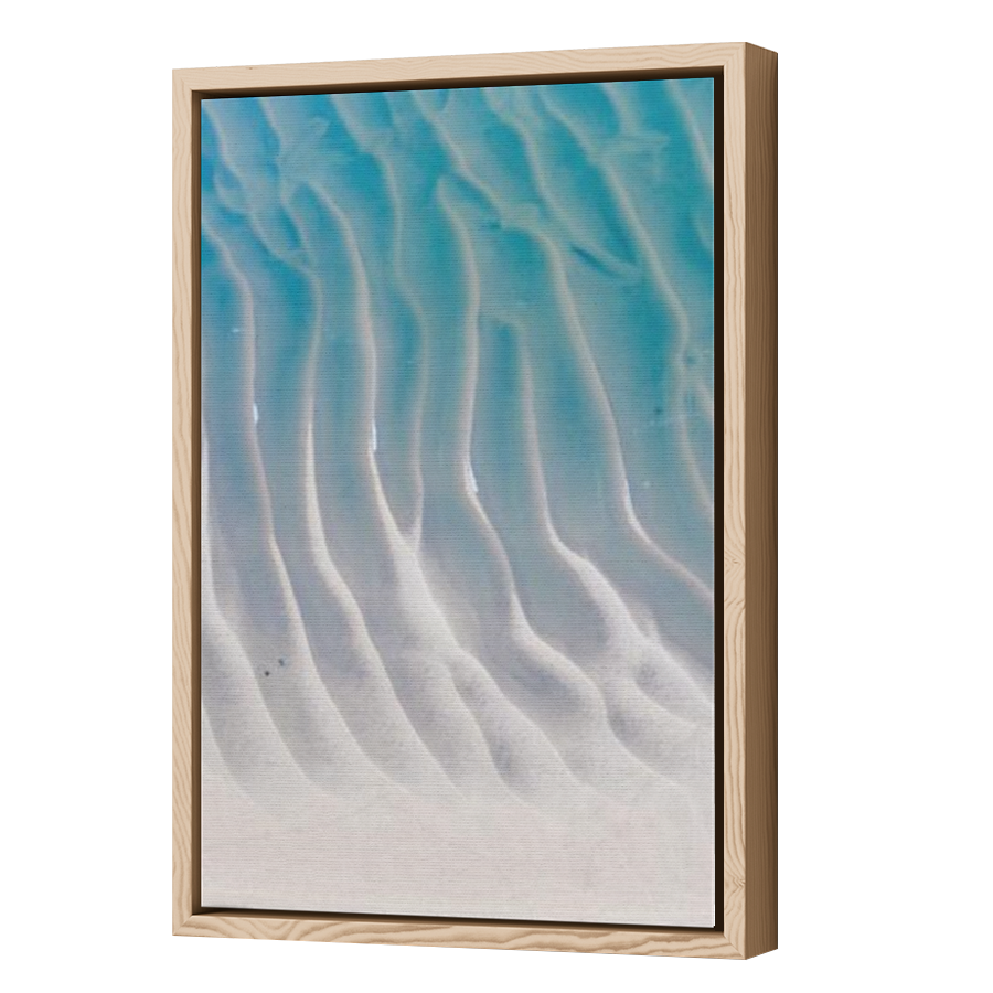 Thumbnail for Canvas - Wood Grain Floating Frame