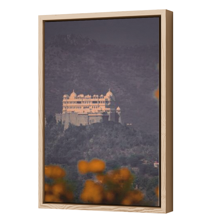 Thumbnail for Canvas - Wood Grain Floating Frame