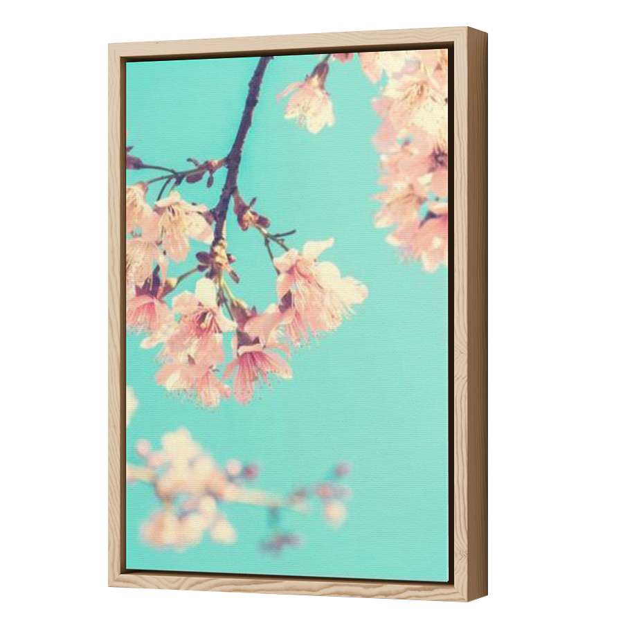 Thumbnail for Canvas - Wood Grain Floating Frame