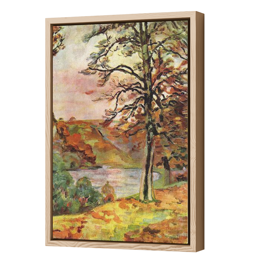 Thumbnail for Canvas - Wood Grain Floating Frame