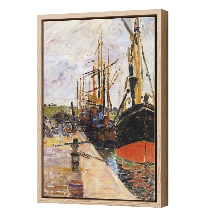 Thumbnail for Canvas - Wood Grain Floating Frame