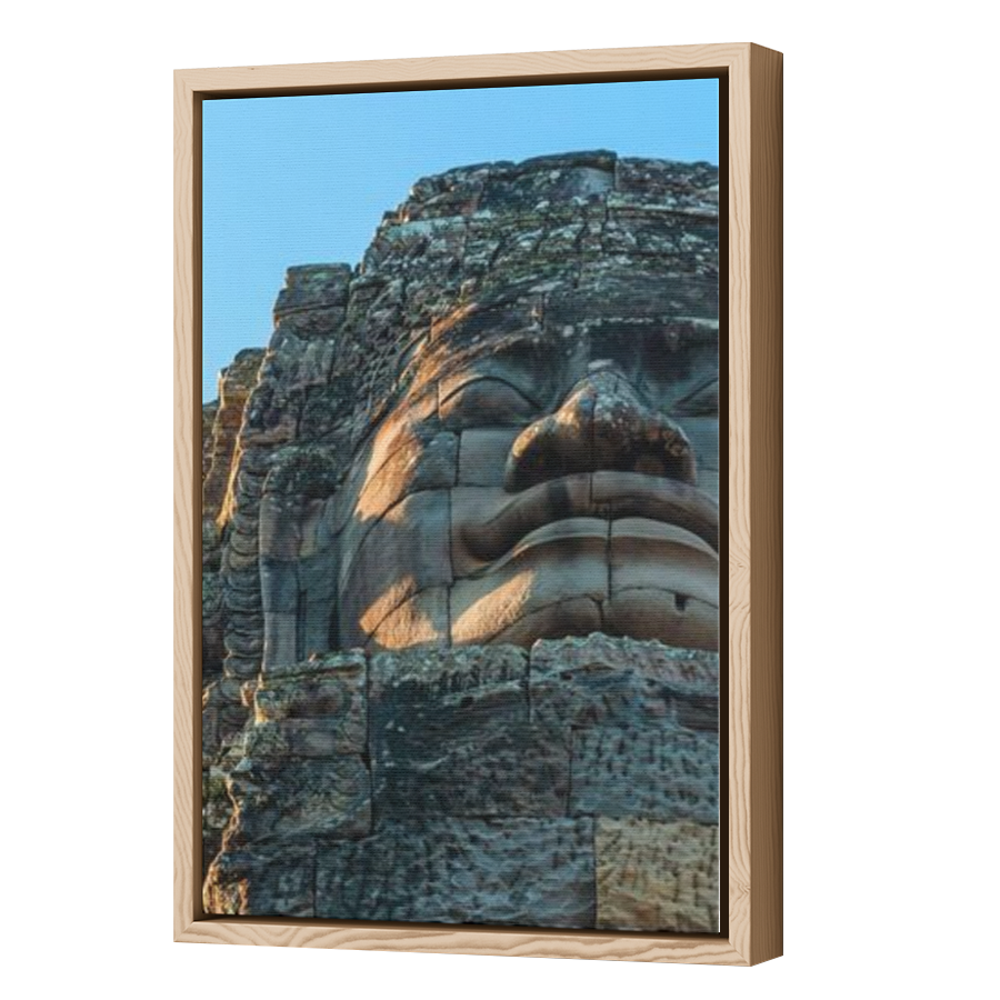 Thumbnail for Canvas - Wood Grain Floating Frame
