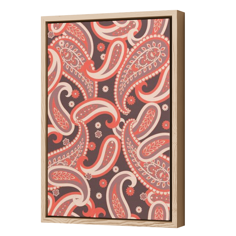 Thumbnail for Canvas - Wood Grain Floating Frame