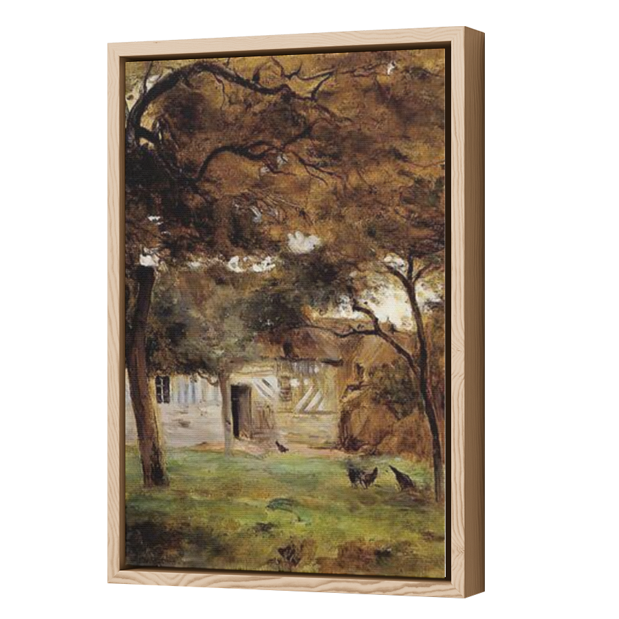 Thumbnail for Canvas - Wood Grain Floating Frame