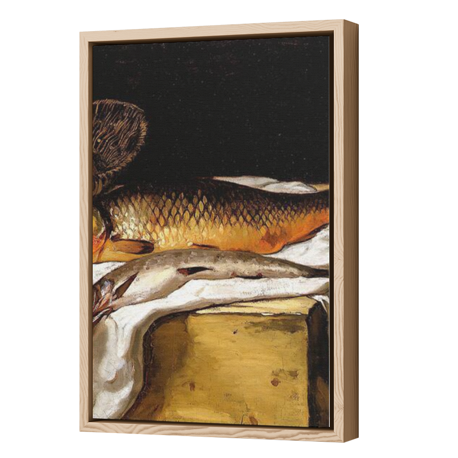 Thumbnail for Canvas - Wood Grain Floating Frame