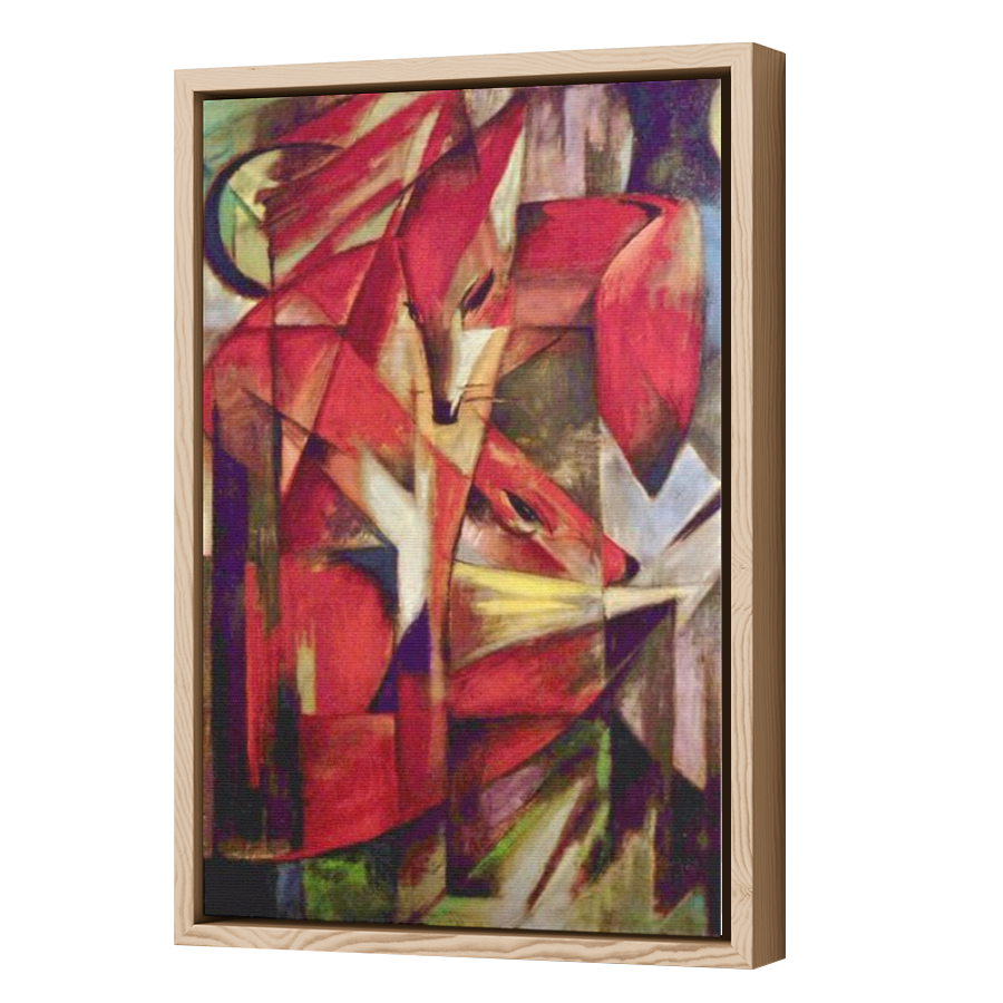 Thumbnail for Canvas - Wood Grain Floating Frame