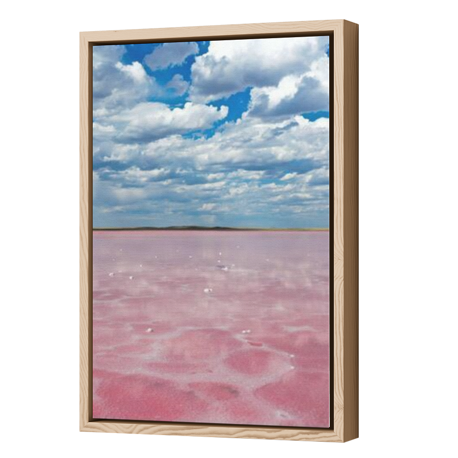 Thumbnail for Canvas - Wood Grain Floating Frame