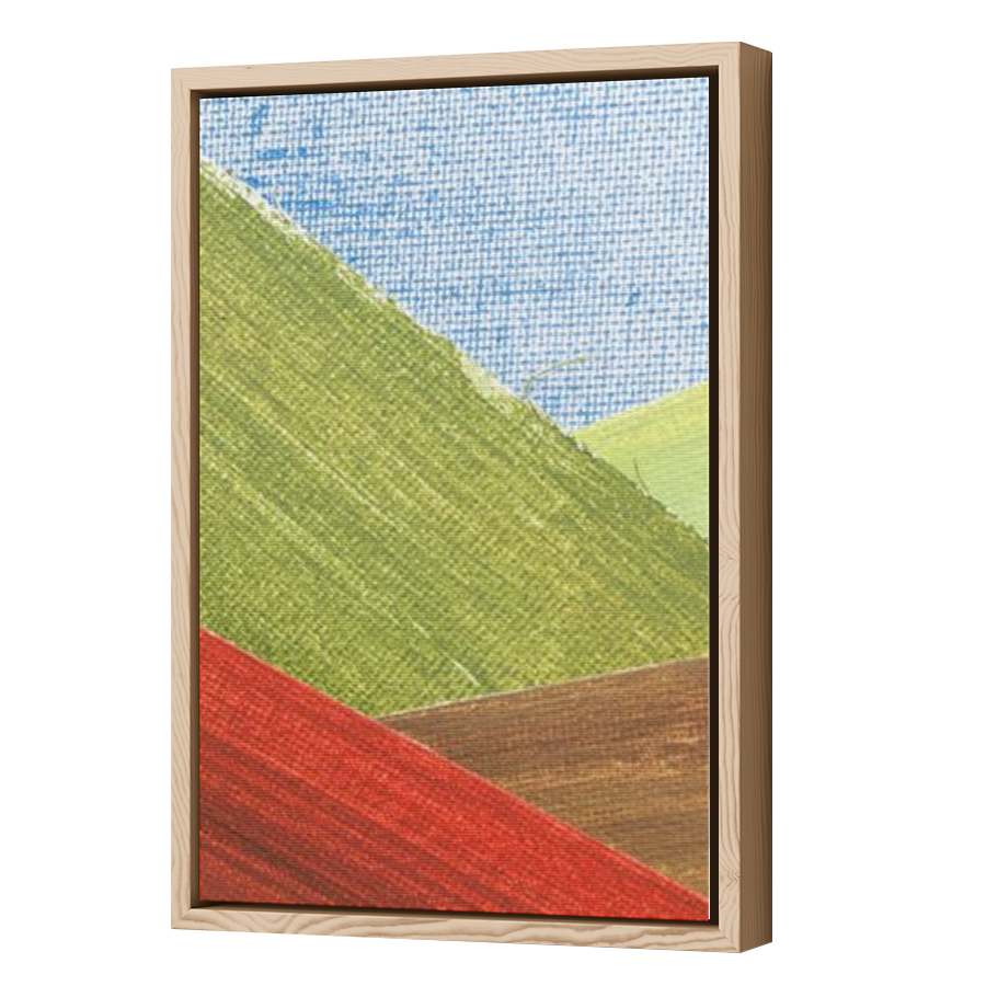 Thumbnail for Canvas - Wood Grain Floating Frame