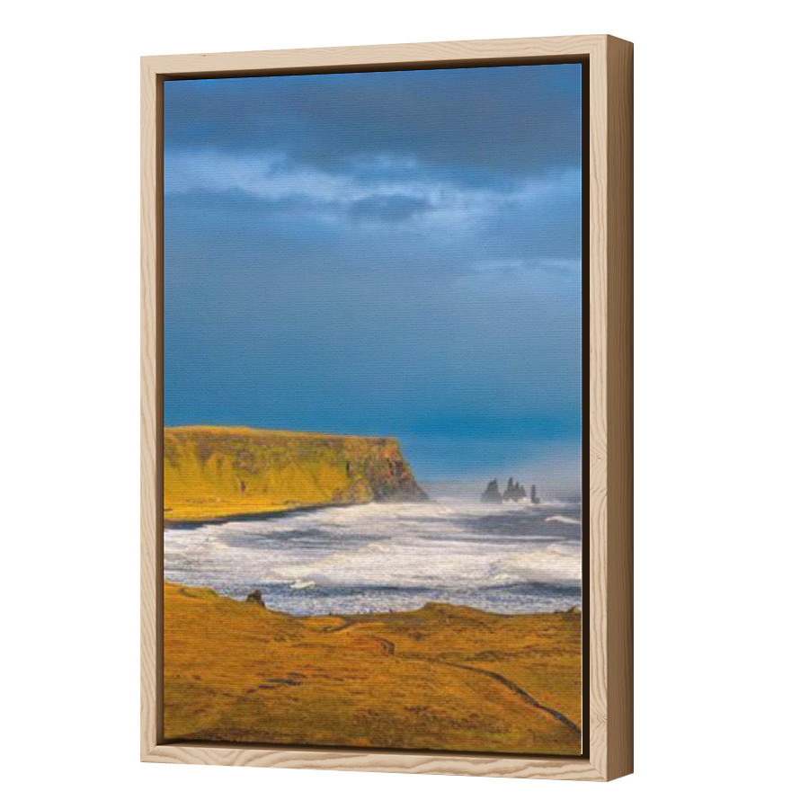 Thumbnail for Canvas - Wood Grain Floating Frame
