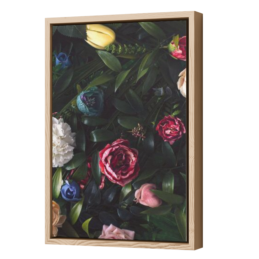 Thumbnail for Canvas - Wood Grain Floating Frame