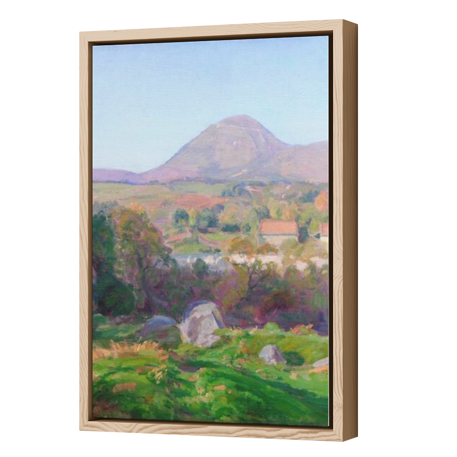 Thumbnail for Canvas - Wood Grain Floating Frame