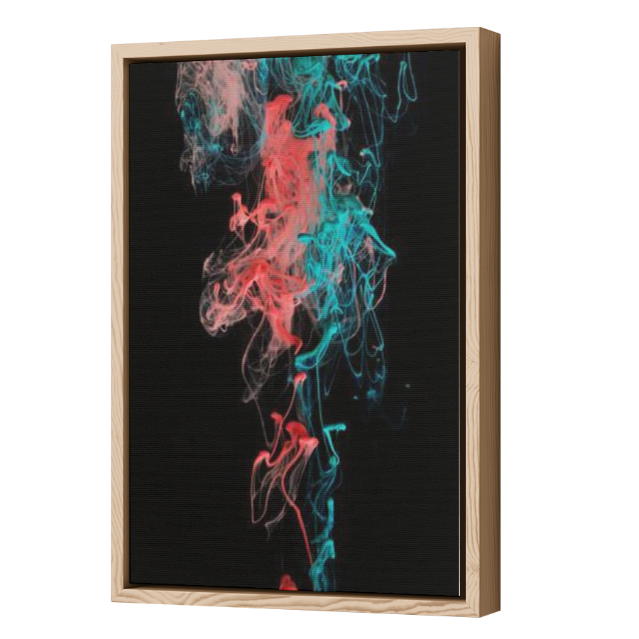 Thumbnail for Canvas - Wood Grain Floating Frame