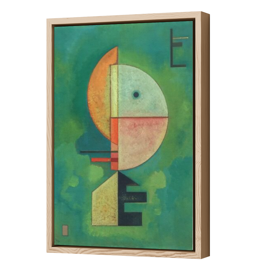 Thumbnail for Canvas - Wood Grain Floating Frame