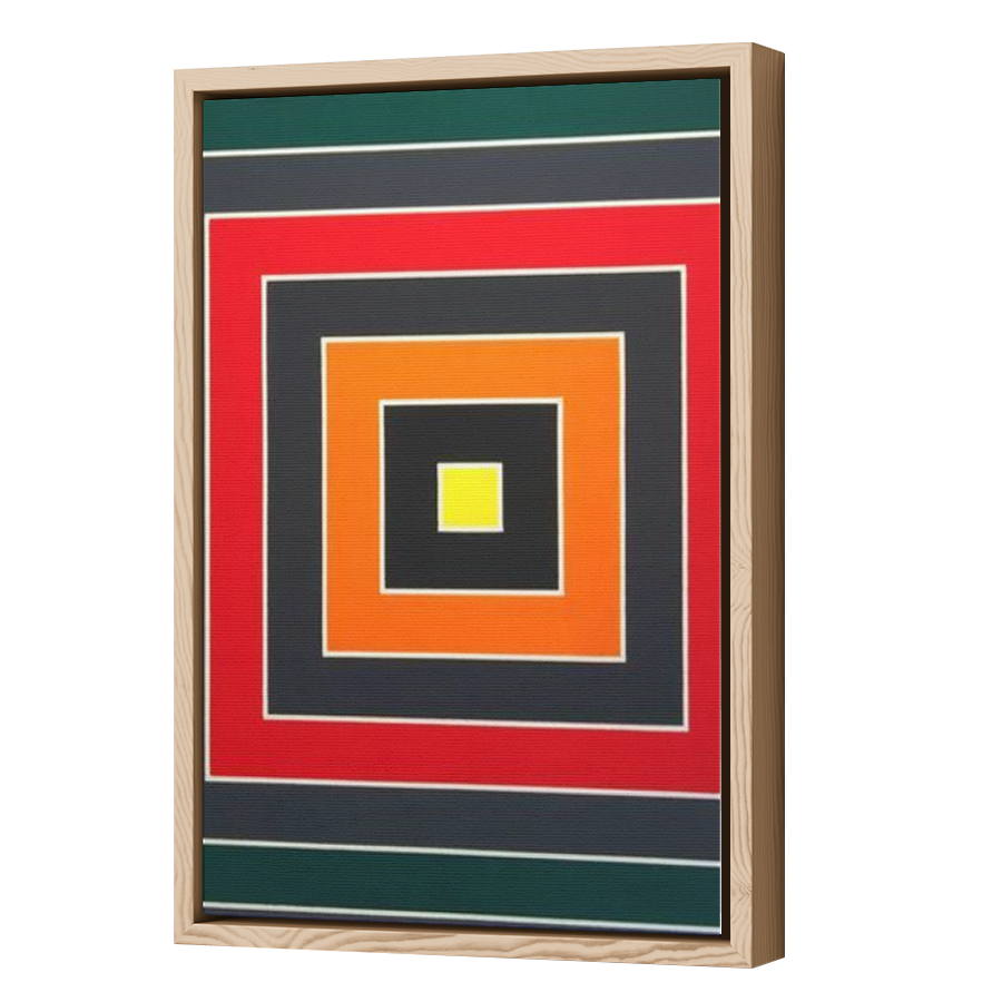 Thumbnail for Canvas - Wood Grain Floating Frame