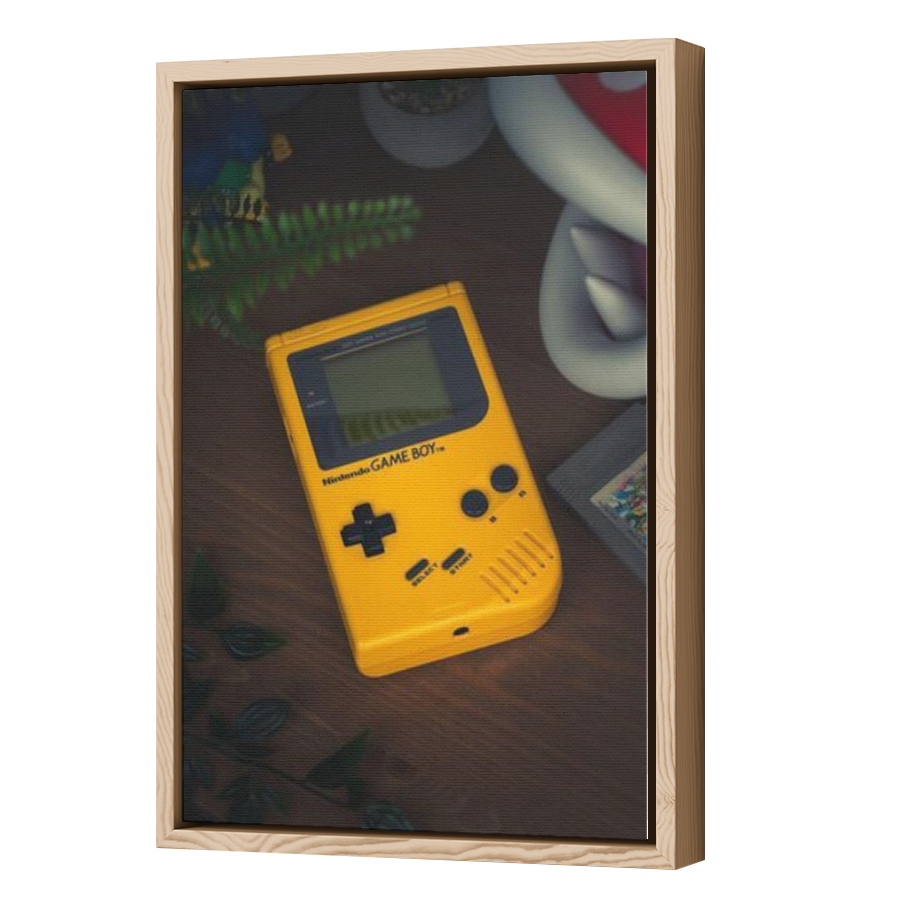 Thumbnail for Canvas - Wood Grain Floating Frame