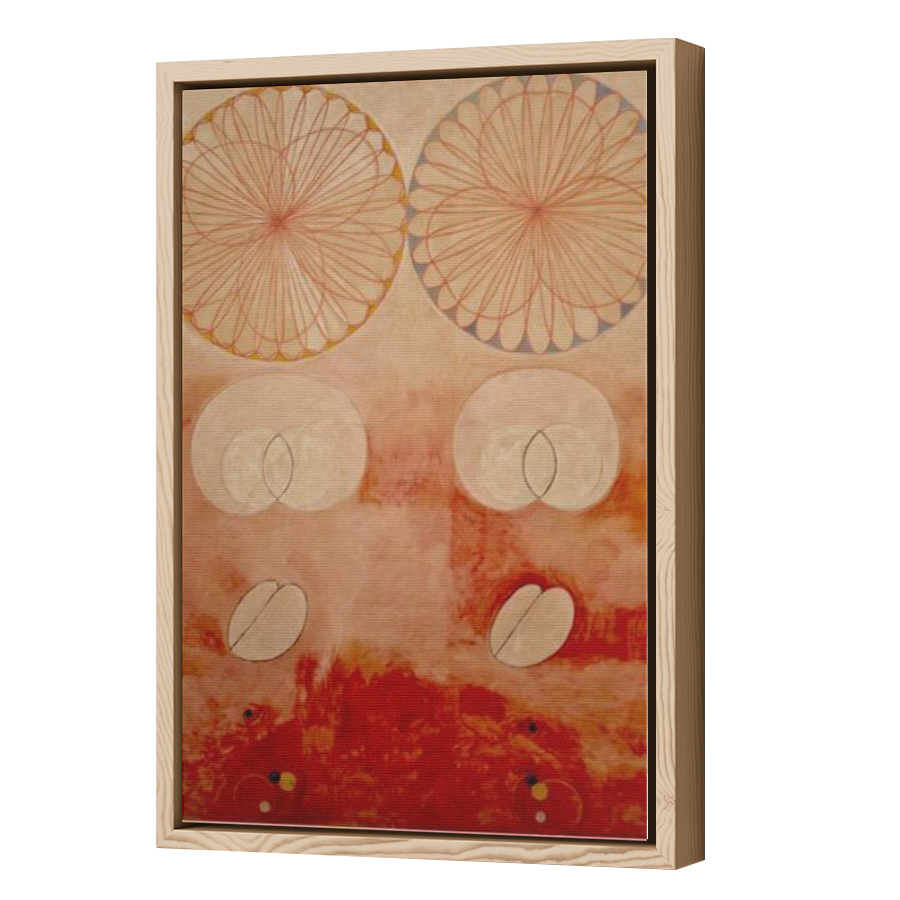 Thumbnail for Canvas - Wood Grain Floating Frame