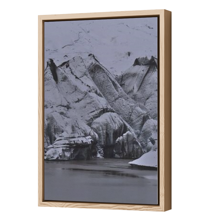 Thumbnail for Canvas - Wood Grain Floating Frame