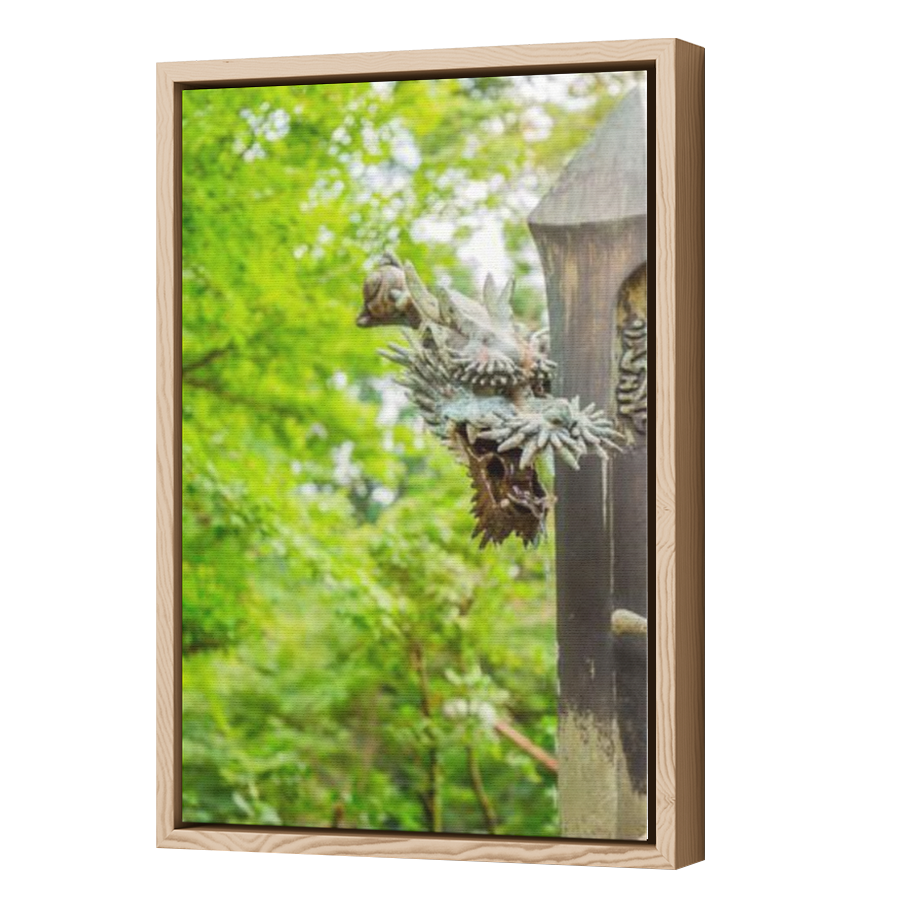 Thumbnail for Canvas - Wood Grain Floating Frame