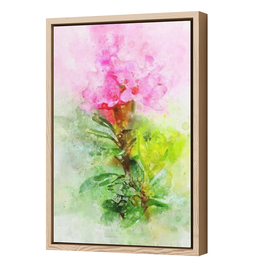 Thumbnail for Canvas - Wood Grain Floating Frame