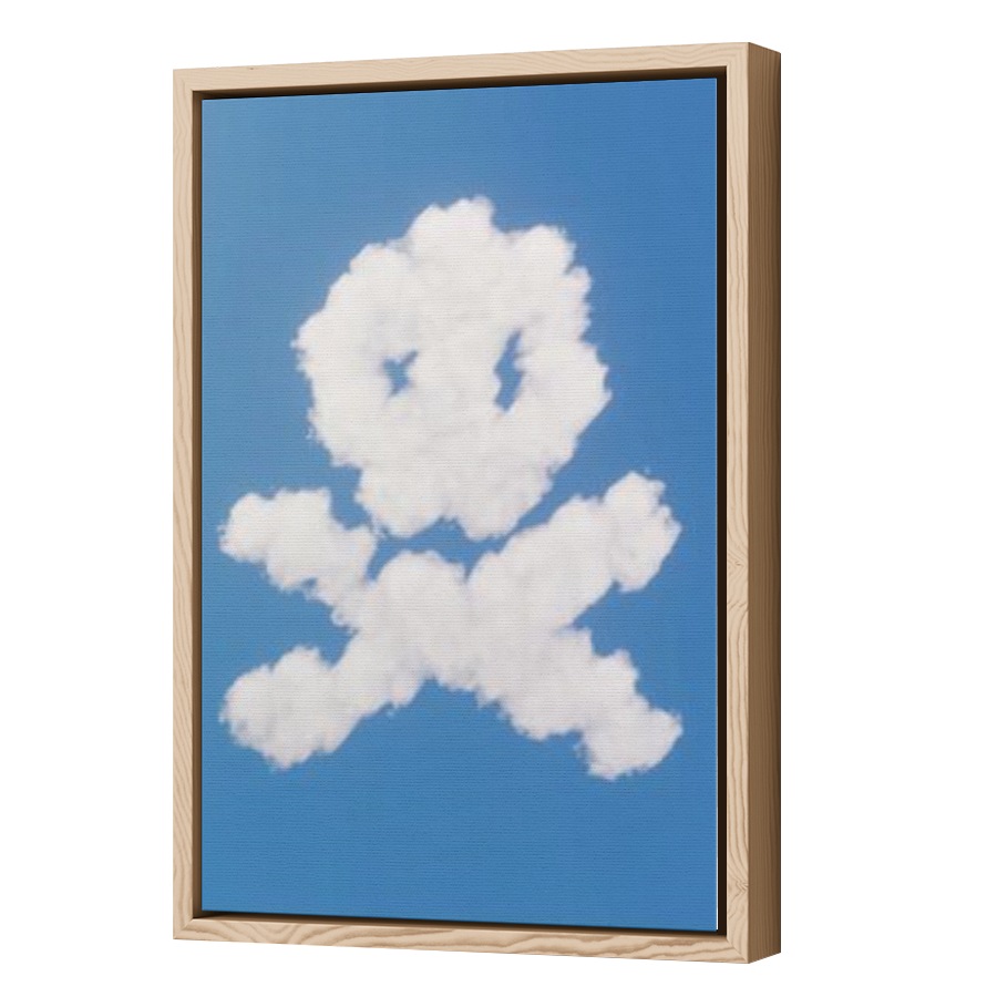 Thumbnail for Canvas - Wood Grain Floating Frame