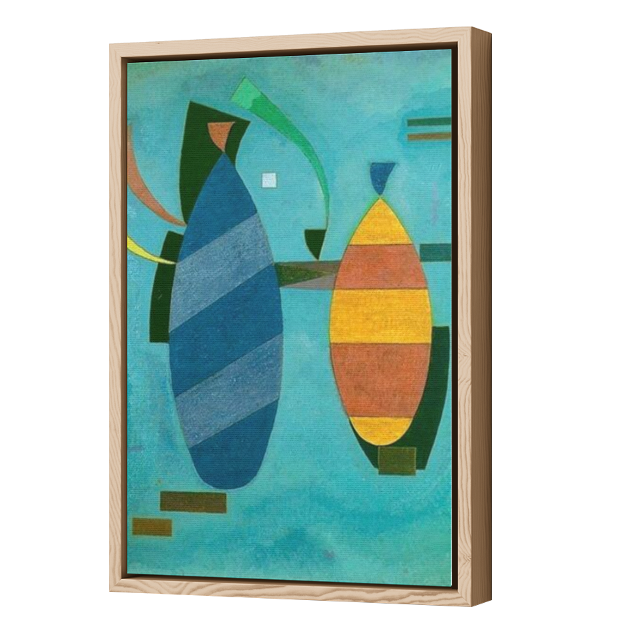 Thumbnail for Canvas - Wood Grain Floating Frame