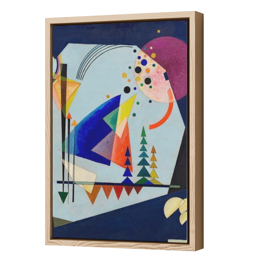 Thumbnail for Canvas - Wood Grain Floating Frame
