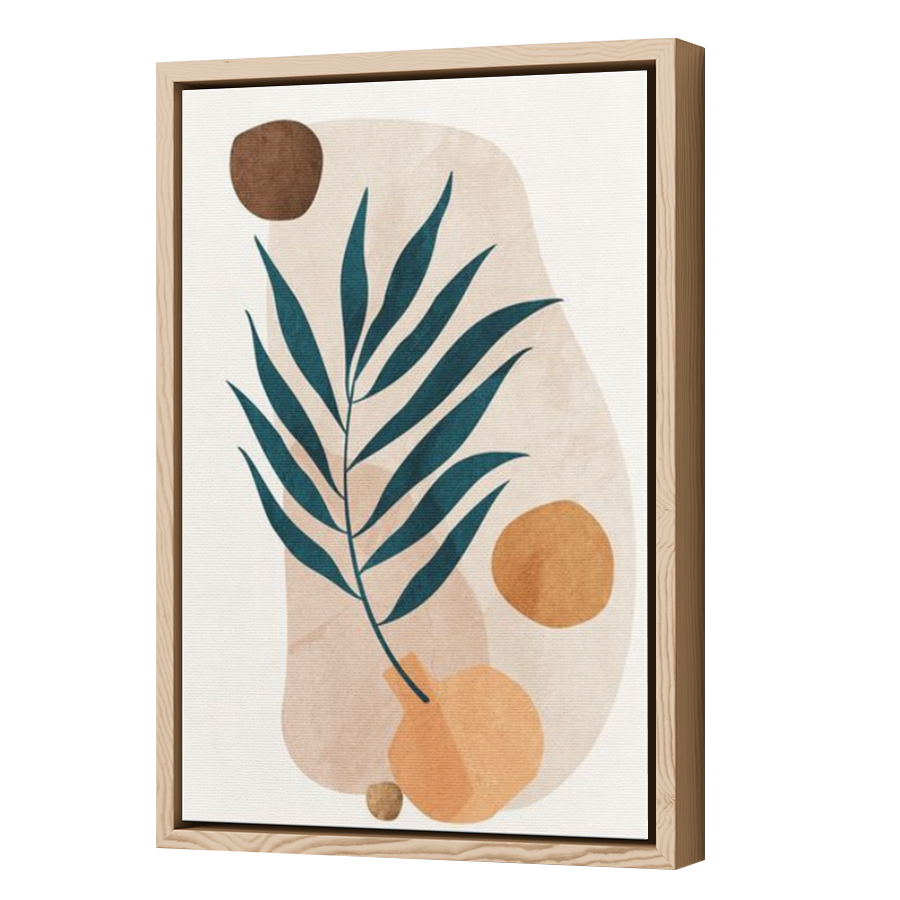 Thumbnail for Canvas - Wood Grain Floating Frame