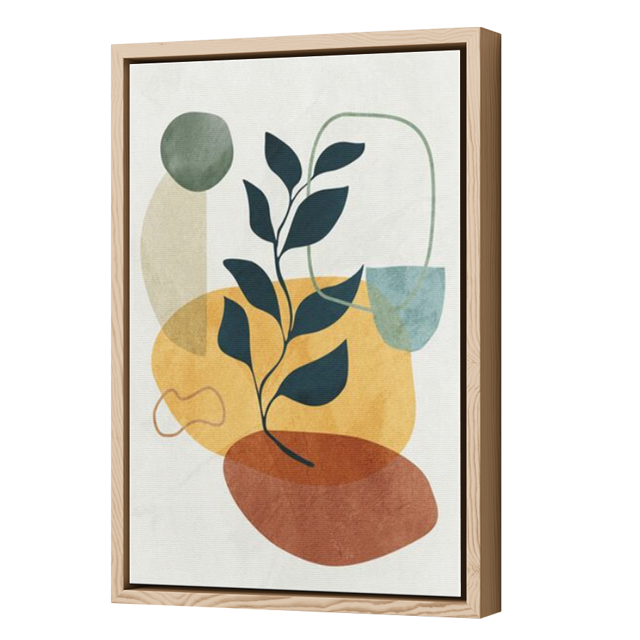 Thumbnail for Canvas - Wood Grain Floating Frame